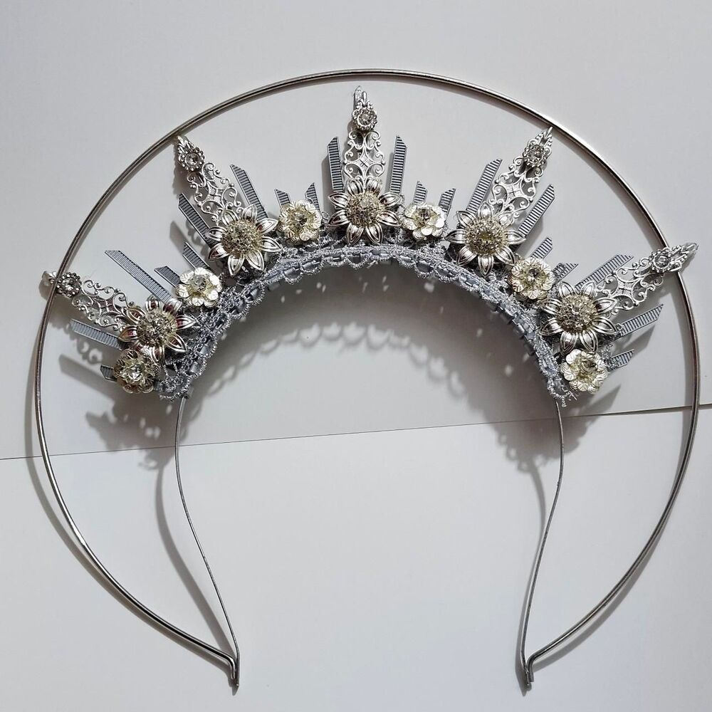 Handicrafts-inc Women's Silver and Grey Hair-accessories